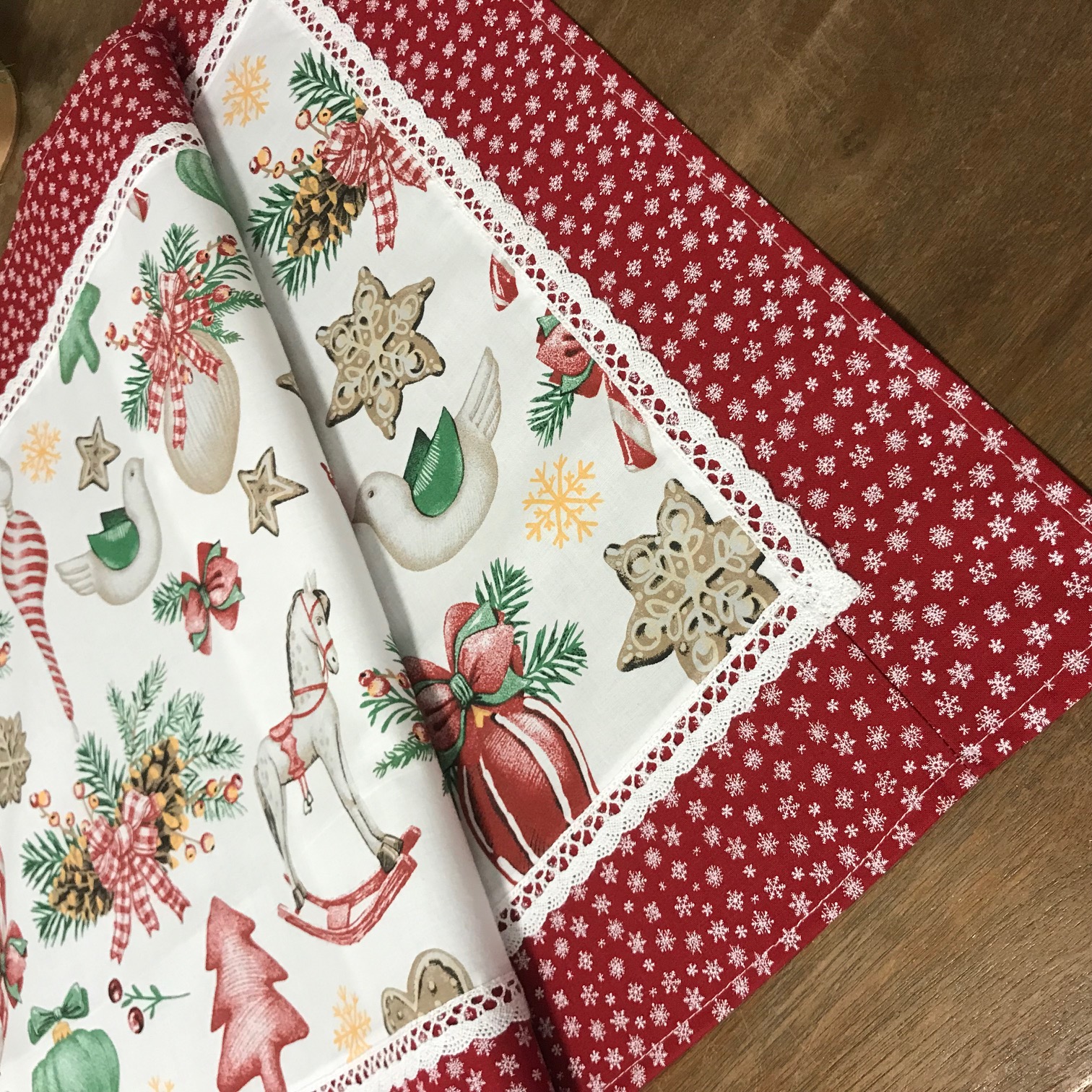 Ubrus 54 x 90 cm - Vánoce u babičky